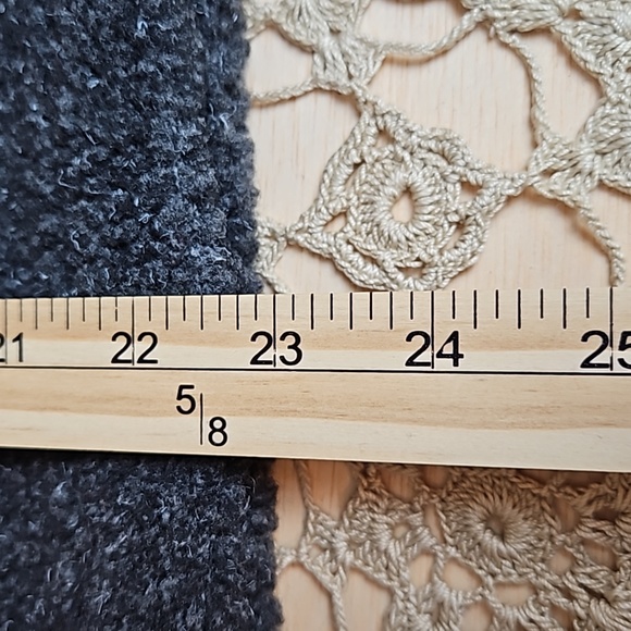 Vintage C&B Sport by Croft & Barrow Gray Fleece Pullover Christmas Jacket - Picture 12 of 12